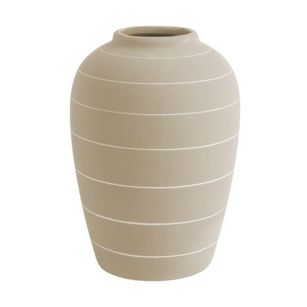 Keramična vaza PT LIVING Terra, kremasto bele barve, ⌀ 13 cm