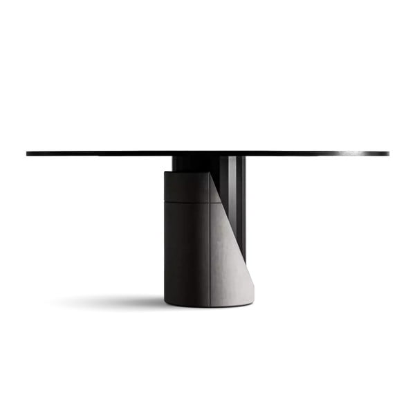 Jedilna miza s ploščo v hrastovem dekorju 180x120 cm Sharp - Lyon Béton 