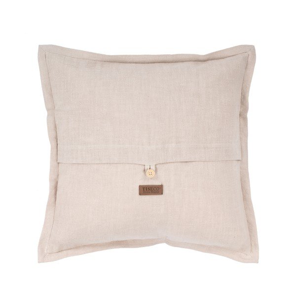 Bež lanena okrasna blazina Tiseco Home Studio, 45 x 45 cm-image-1