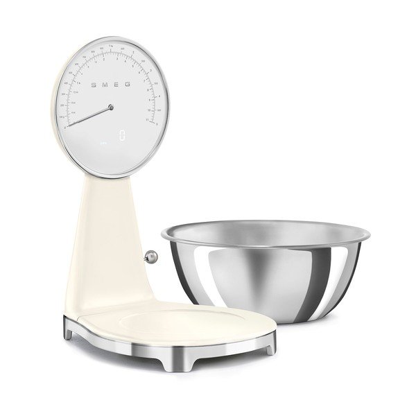 Kremno bela plastična digitalna kuhinjska tehtnica – SMEG-image-3