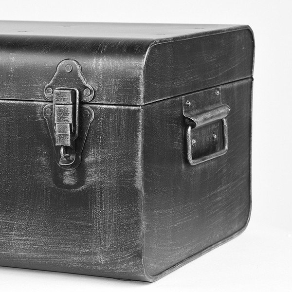 Kovinska dekorativna škatla za shranjevanje LABEL51, dolžina 47 cm-image-4