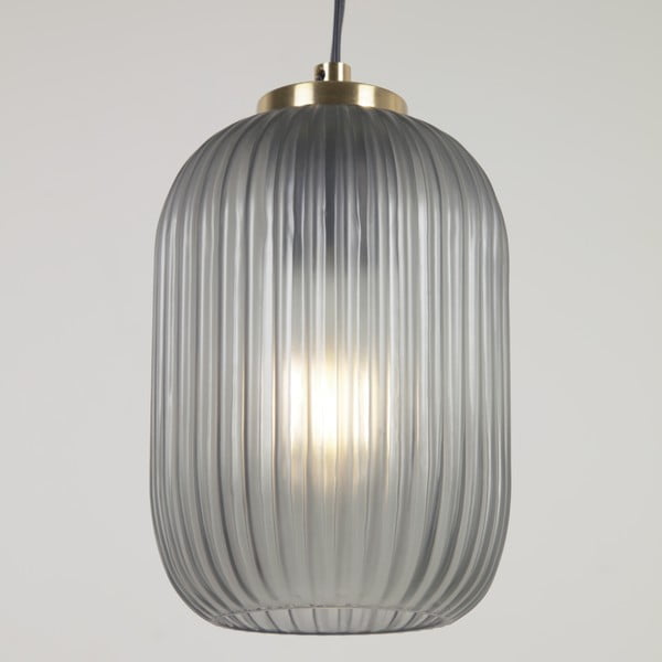 Stropna svetilka v zlati barvi s steklenim senčnikom ø 12 cm Hestia - Kave Home-image-1