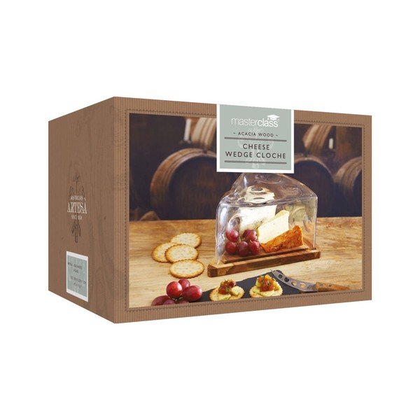 Pladenj za sir s pokrovom Kitchen Craft Master Glass-image-2