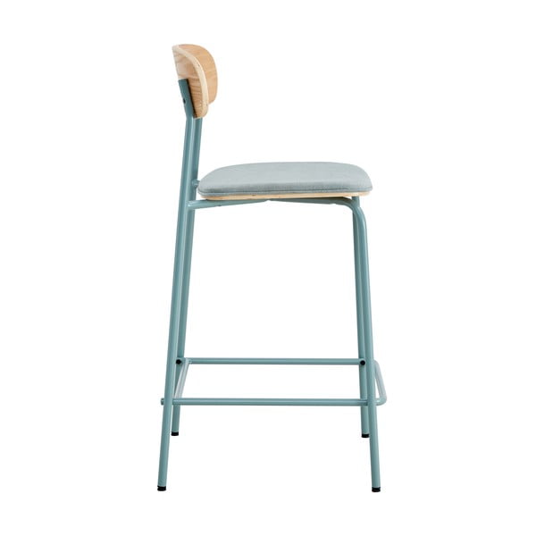 Modri/naravni barski stoli v kompletu 2 ks (višina sedeža 66 cm) Adriana – Marckeric-image-4