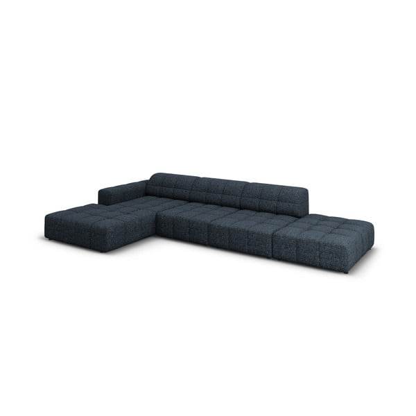 Modra kotna sedežna garnitura (levi kot) Chicago – Cosmopolitan Design-image-4