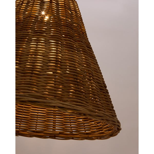 Senčilo iz ratana v naravni barvi ø 60 cm Calvia – Kave Home-image-1