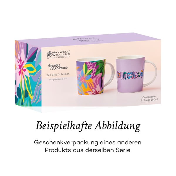 Porcelanaste skodelice v kompletu 2 ks 380 ml Be Fierce – Maxwell & Williams-image-3