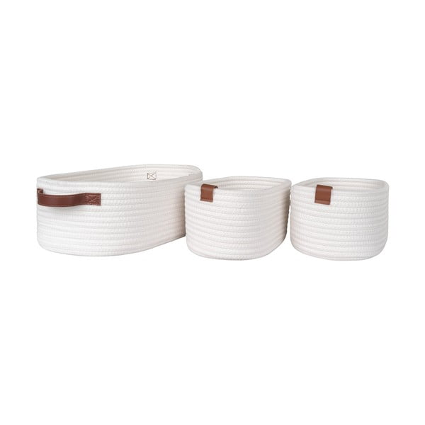 Tekstilne košare za kopalnico v kompletu 3 ks 35x25x13 cm Jarana – House Nordic