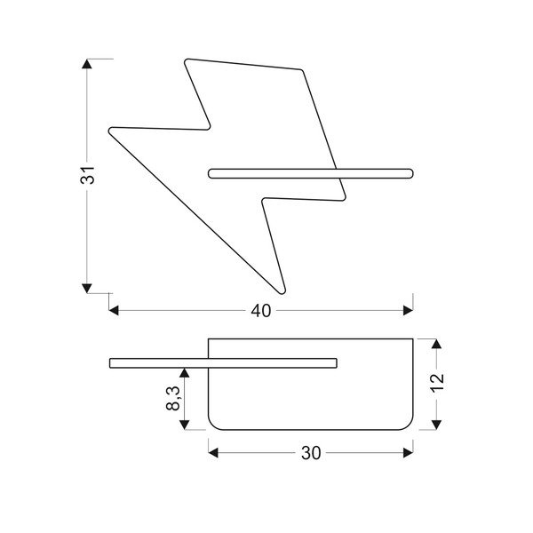 Rumena otroška svetilka Lightning – Candellux Lighting-image-3
