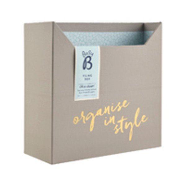 Sivi organizator pisalne mize Busy B Filing Box-image-4