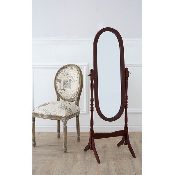 Stoječe ogledalo z lesenim okvirjem 52x144 cm Cheval – Premier Housewares-image-1