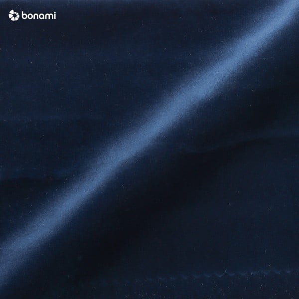 Temno modra oblazinjena zakonska postelja s prostorom za shranjevanje in letvenim dnom 160x200 cm Elio – Milo Casa-image-1