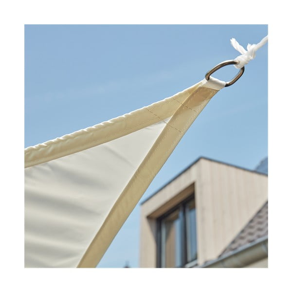 Belo trikotno senčno jadro Livin' Outdoor Como, 3,6 m-image-3
