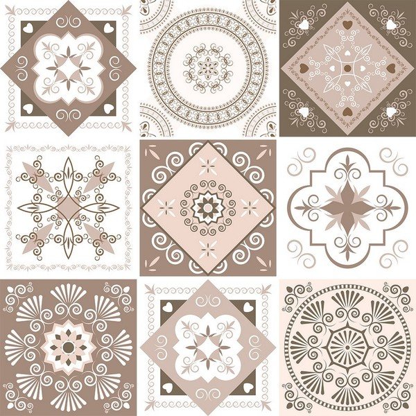 Komplet 9 dekorativnih stenskih nalepk Ambiance Aniolo, 20 x 20 cm-image-2