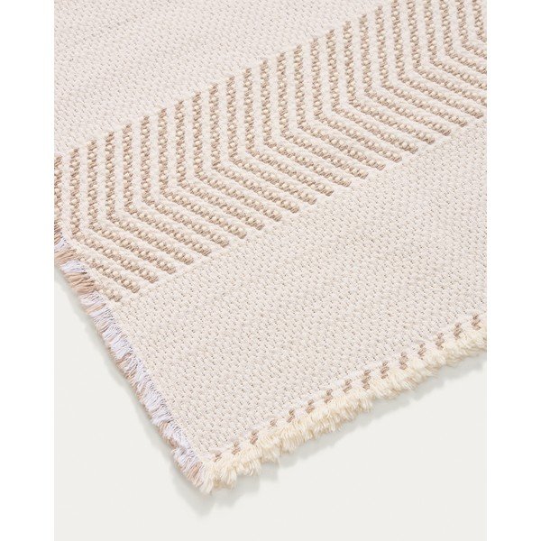 Bež kopalniška preproga 50x70 cm Bina – Kave Home-image-3