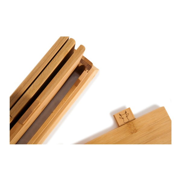 Komplet 4 bambusovih desk za rezanje s stojalom Bambum Tapenade-image-4