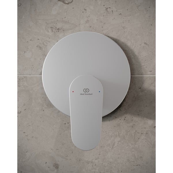 Vgrajena armatura za tuš v mat srebrni barvi Cerafine O – Ideal Standard-image-1