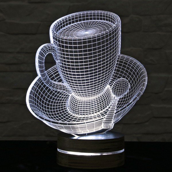 3D namizna svetilka Skodelica čaja-image-1
