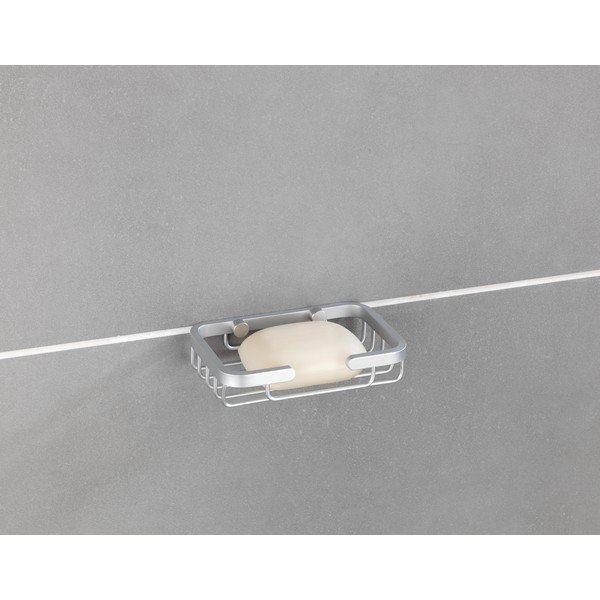 Stensko ržalo za milo v srebrni barvi Wenko Gomo-image-4