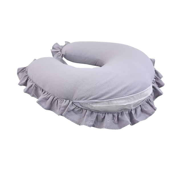 Siva blazina za dojenje – Mila Home-image-3