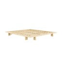 Zakonska postelja iz borovega lesa z letvenim dnom 180x200 cm Japan - Karup Design