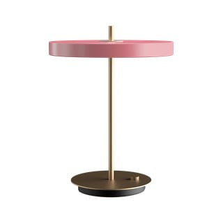 Rožnata LED zatemnitvena namizna svetilka s kovinskim senčnikom (višina 41,5 cm) Asteria Table – UMAGE