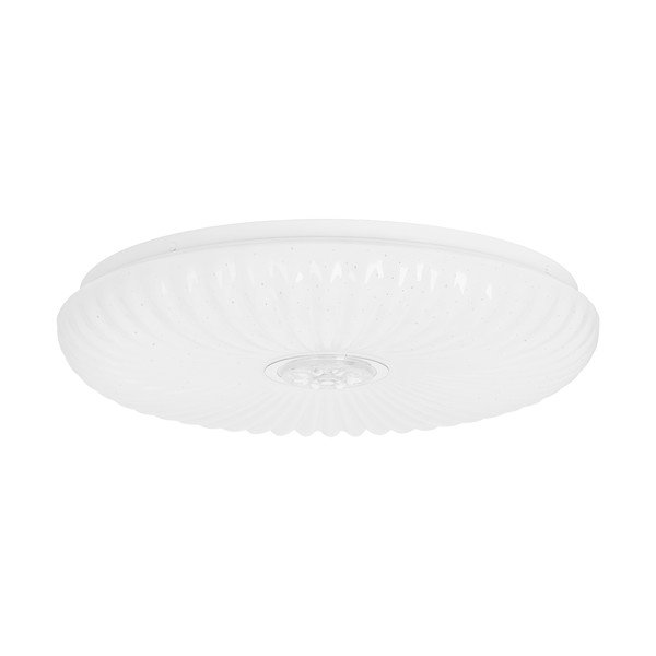 Bela LED zatemnitvena stropna svetilka z daljinskim upravljalnikom 38x38 cm Perola – Candellux Lighting-image-2