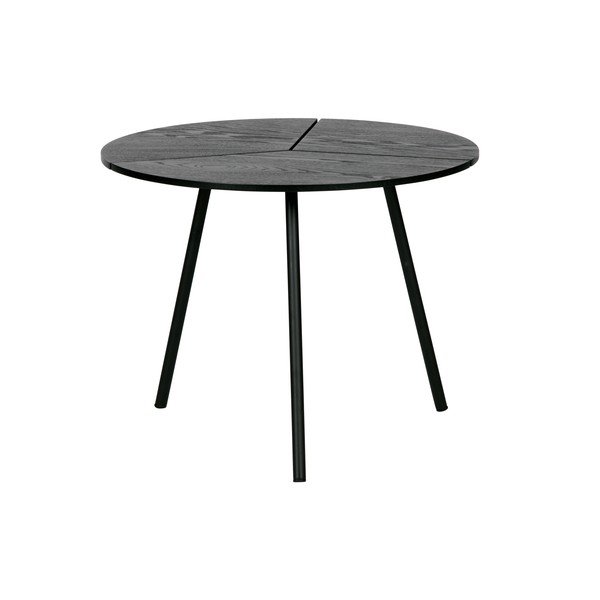 Črna kavna mizica WOOOD Rodi, ⌀ 48 cm-image-2