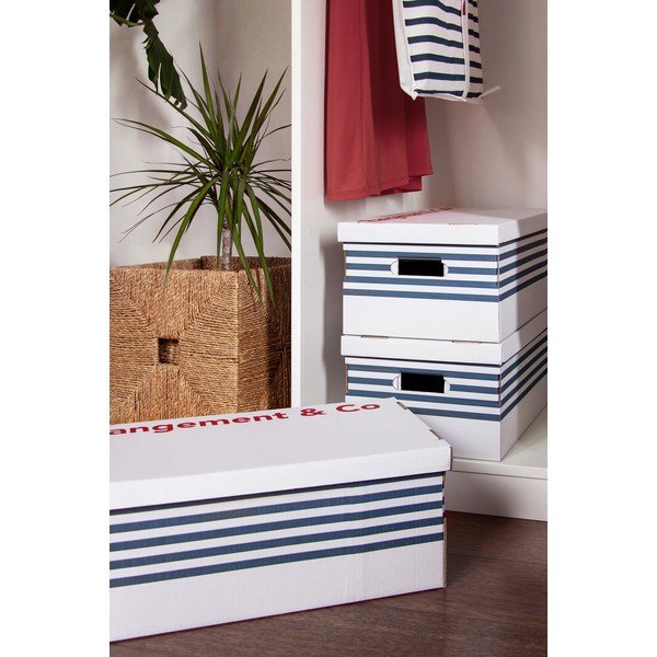 3-delni komplet škatel Compactor Marinieres, 20 x 30 cm-image-2