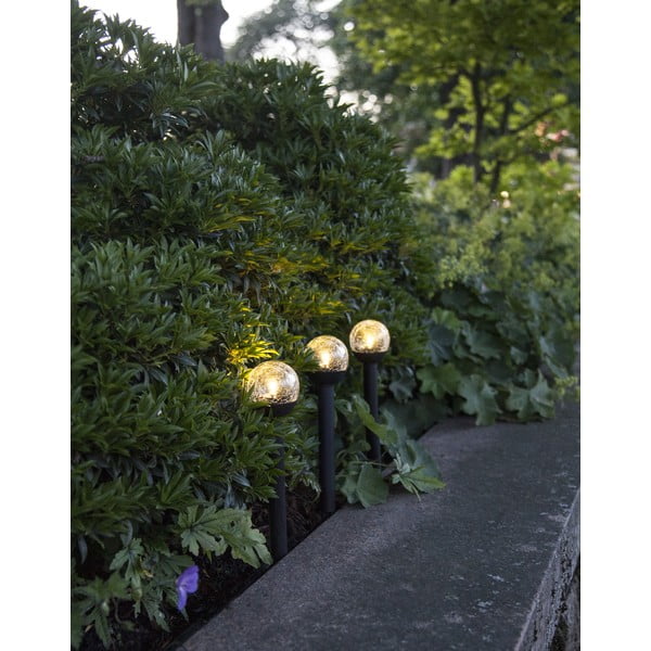 Komplet 3 zunanjih solarnih luči LED Star Trading Roma, višina 23 cm-image-4