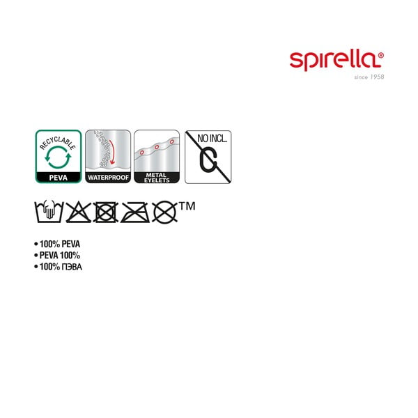 Zavesa za tuš 180x200 cm Poppy – Spirella-image-2