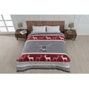 Rdeče/sivo pregrinjalo 180x220 cm – Mila Home