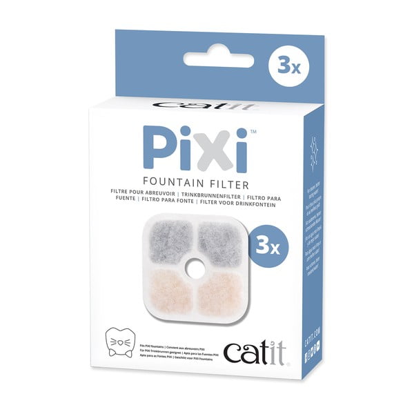 Filtri za vodne fontane za mačke v kompletu 3 ks Catit Pixi – Plaček Pet Products