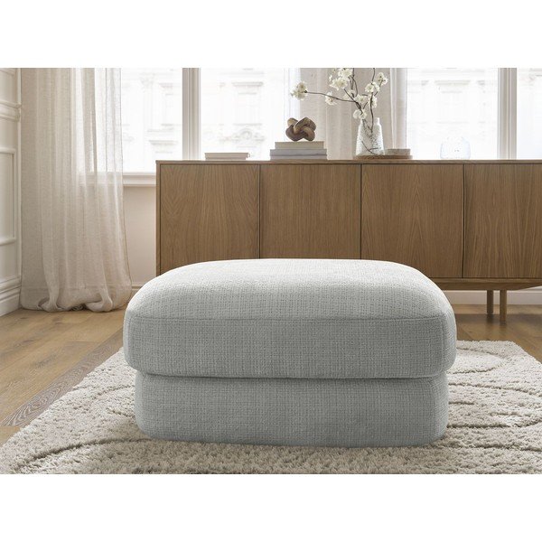 Svetlo siv tabure iz šenilje Leonore – Bobochic Paris-image-3