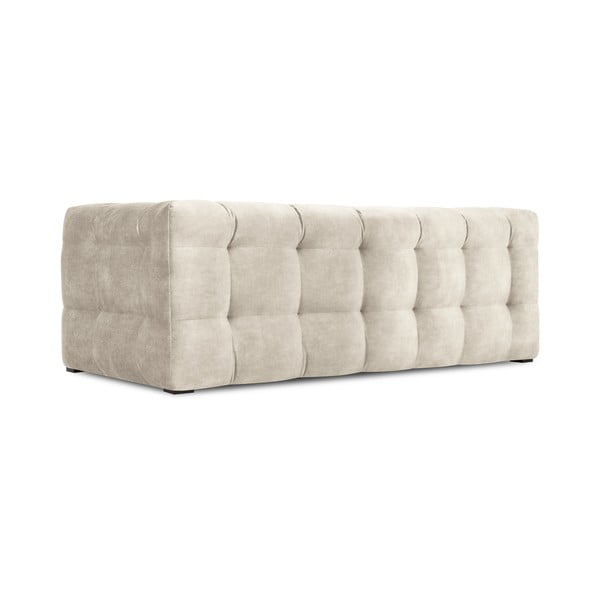 Bež žametna zofa Windsor & Co Sofas Vesta, 208 cm-image-4