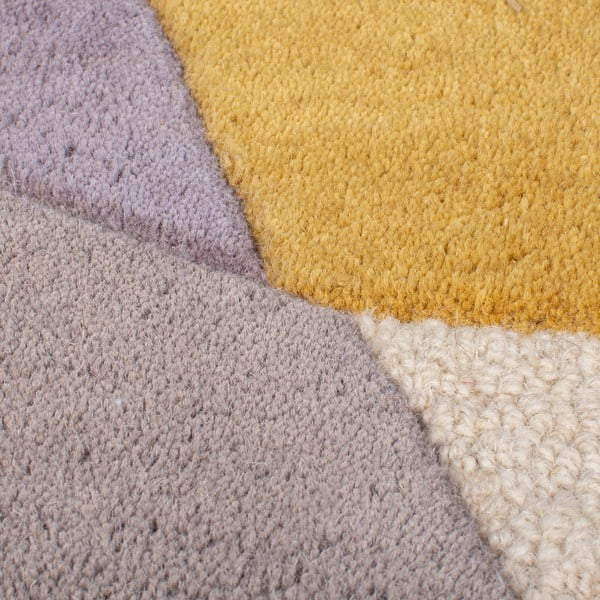 Ročno tkan volnen tekač 60x230 cm Glow Multi – Flair Rugs-image-4