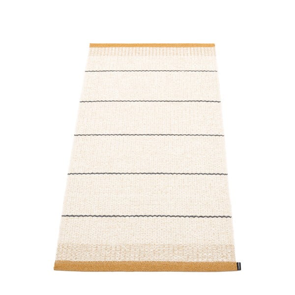 Oker rumena/kremno bela notranja in zunanja preproga 60x125 cm Belle Ochre – Pappelina