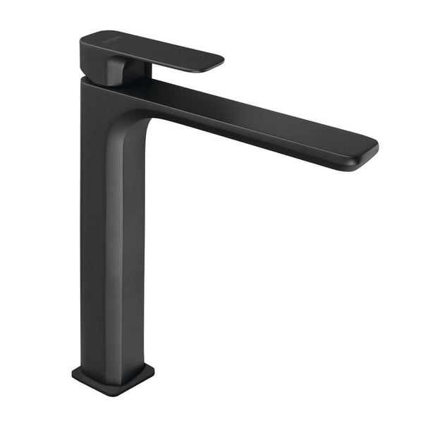 Mat črna stoječa armatura za umivalnik Spy – Sapho
