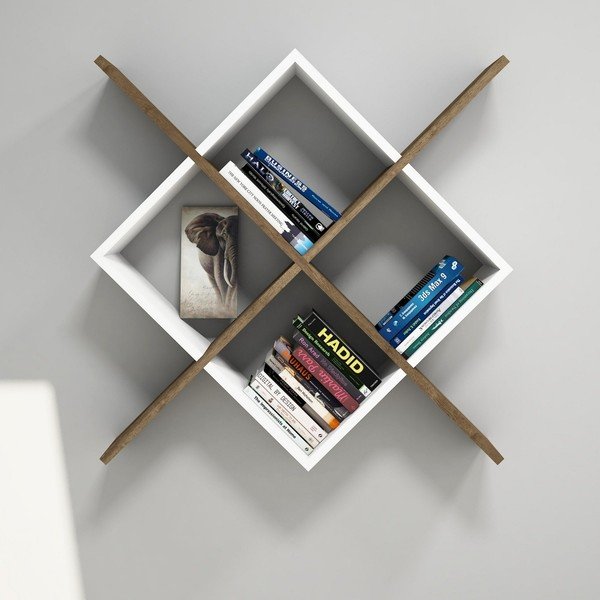 Bela stenska polica Semo-image-3