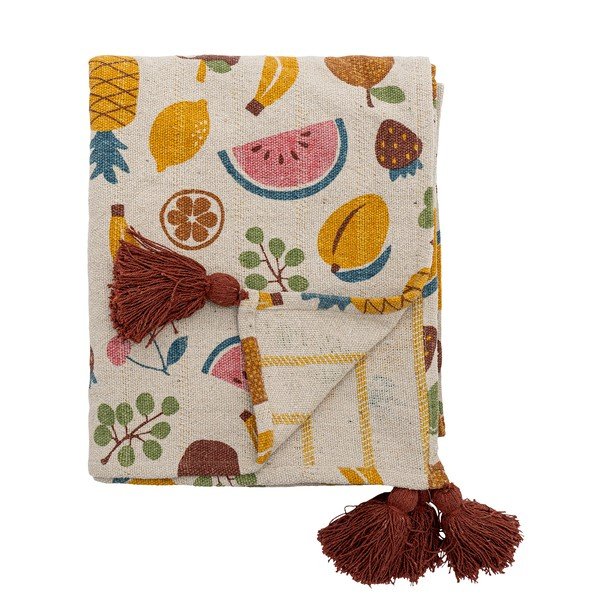 Otroška odeja iz recikliranega bombaža 130x160 cm Fruitta – Bloomingville Mini