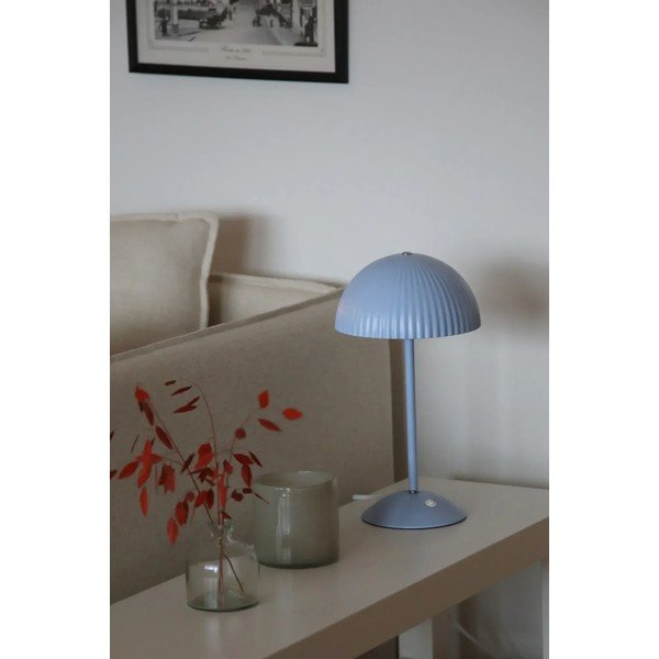 Modra kovinska namizna svetilka s kovinskim senčilom (višina 33,5 cm) Zin – Markslöjd-image-1