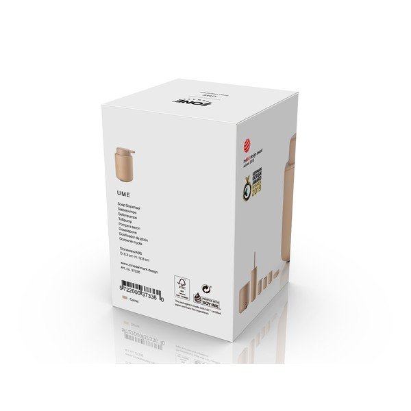 Bež dozirnik za milo iz kamenine 250 ml Ume – Zone-image-4