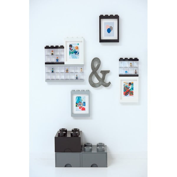 Siv okvir za fotografije LEGO®, 19,3 x 26,8 cm-image-3