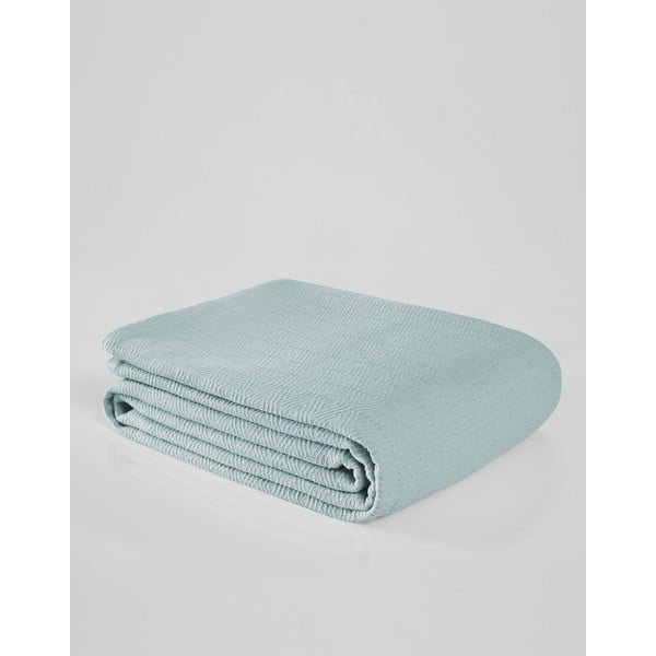 Mint zeleno bombažno pregrinjalo za zakonsko posteljo 200x230 cm Serenity – Mijolnir-image-1