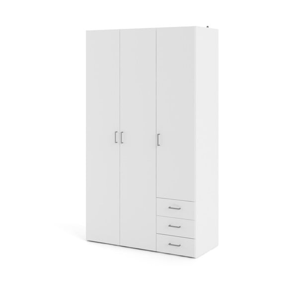 Bela garderobna omara 116x200 cm Space – Tvilum-image-2