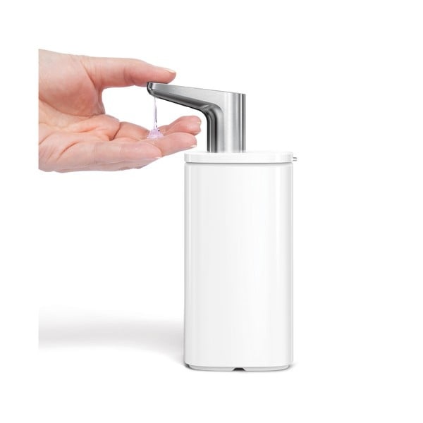 Bel jeklen dozirnik za milo 473 ml Pulse – simplehuman-image-2