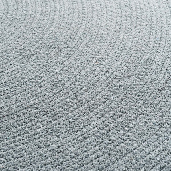 Svetlo siva okrogla preproga ø 90 cm Pompomparty – douceur d'intérieur-image-2