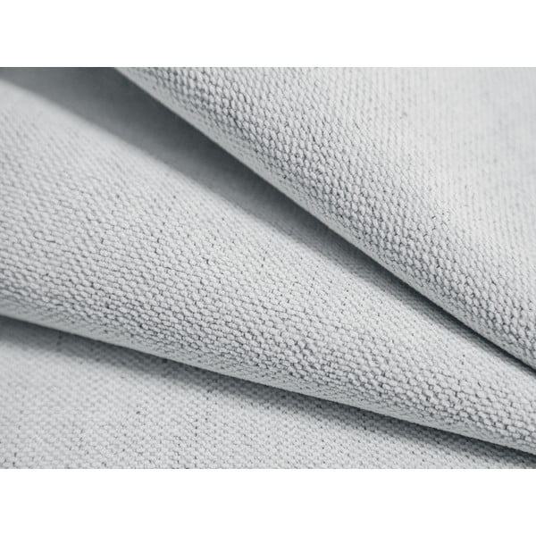 Svetlo siva oblazinjena zakonska postelja s prostorom za shranjevanje/brez vzglavja z letvenim dnom 140x200 cm Susan – Micadoni -image-4