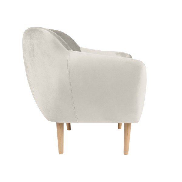 Krem fotelj Mazzini Sofas Benito-image-1