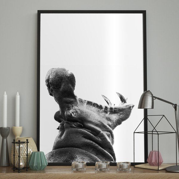 Plakat DecoKing Hippopotamus, 100 x 70 cm-image-1